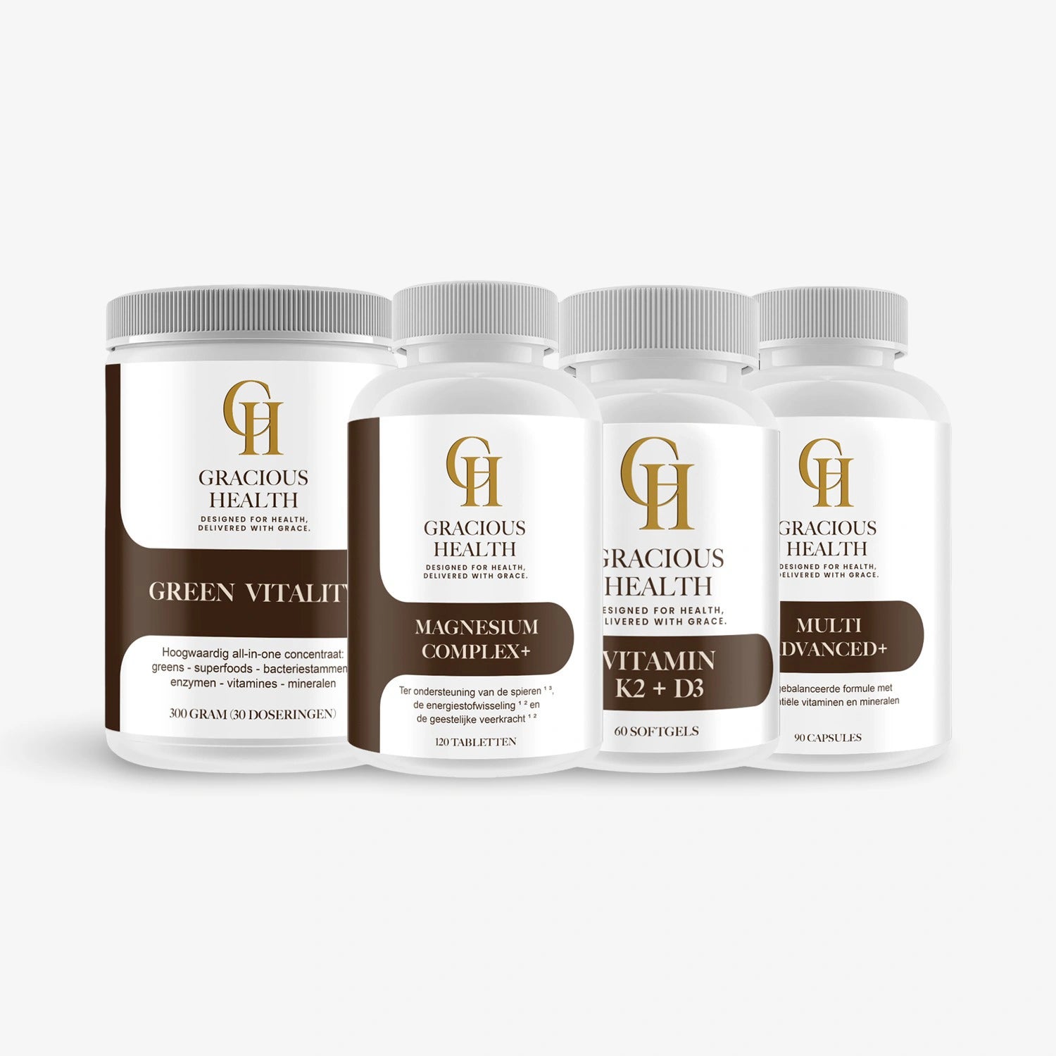 Multi advanced+ & Vitamin K2 + D3 & Magnesium Complex+ & Green Vitality